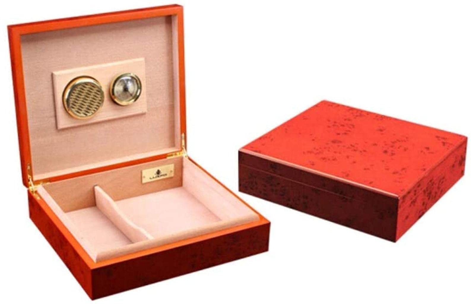 Cigar box Cigar Box, Rose Red Cigar Humidor, Small Cigar Cabinet,Warm and plump Tobacco box