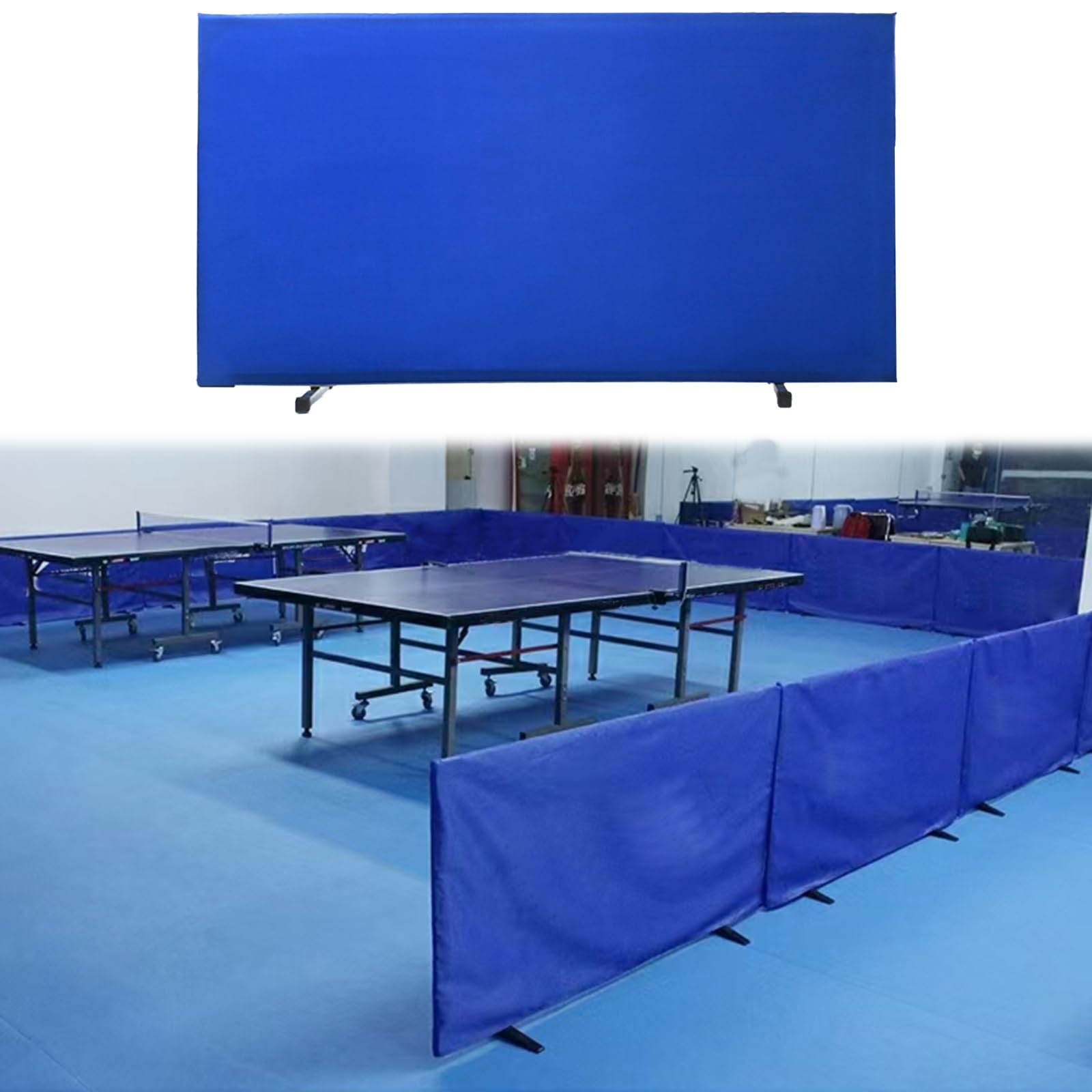 Divisorio autoportante per Tavolo da Ping-Pong, barriera modulare per Campo da Pickleball per Una Facile Raccolta delle Palline, Attrezzatura Sportiva per palestre e scuole.