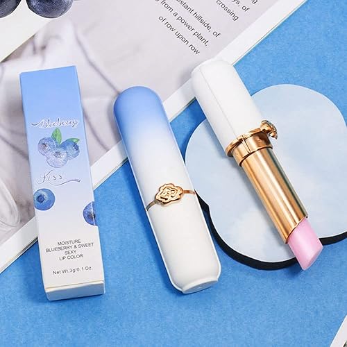 Miniatura 6 de BINGBRUSH Juego de 2 pintalabios que cambian de color arándano Queen, PH estado de ánimo de larga duración, brillo labial, bálsamo labial coreano,