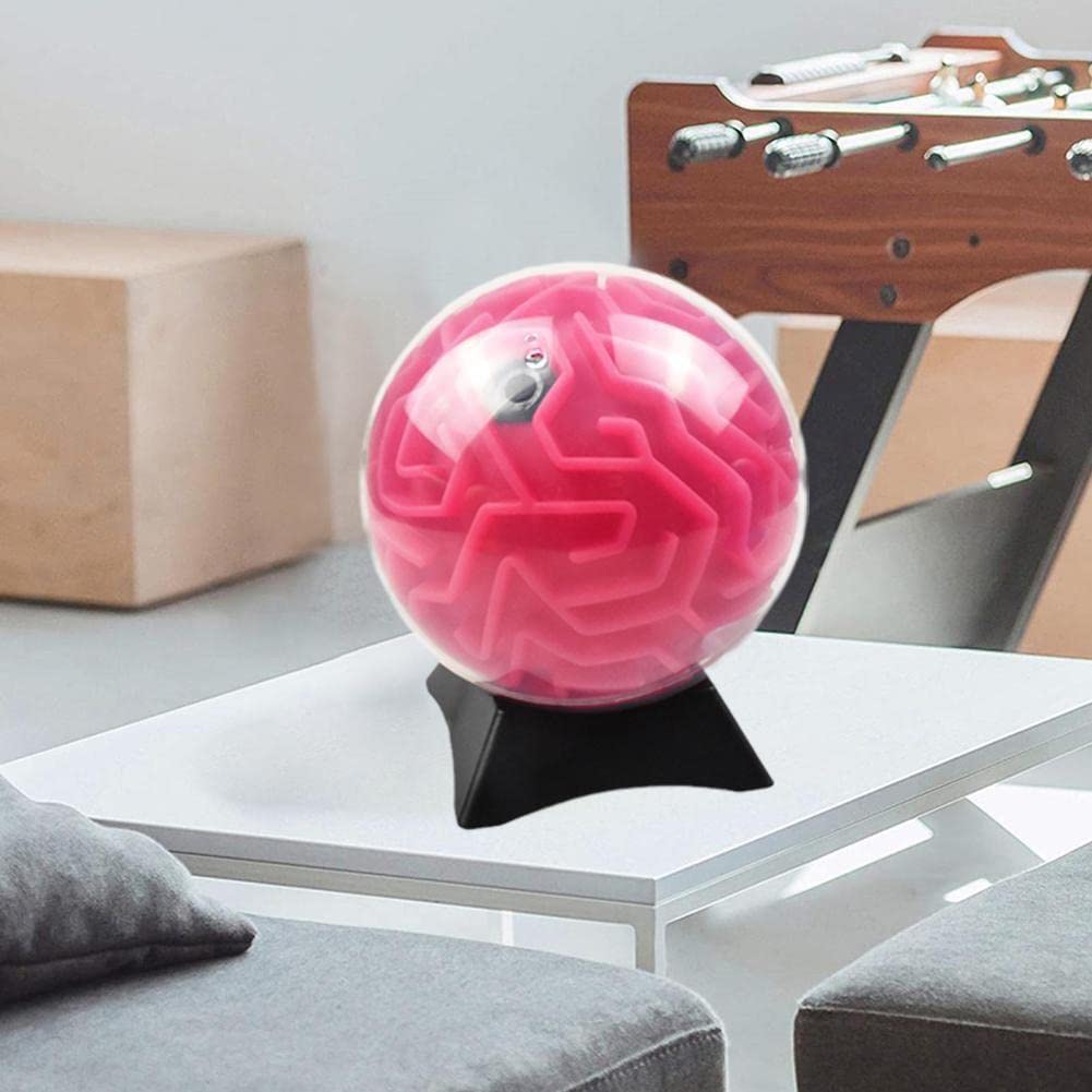 Soporte para balones de fútbol, rugby, voleibol, baloncesto, béisbol, golf, tenis y softbol – Negro – Plástico
