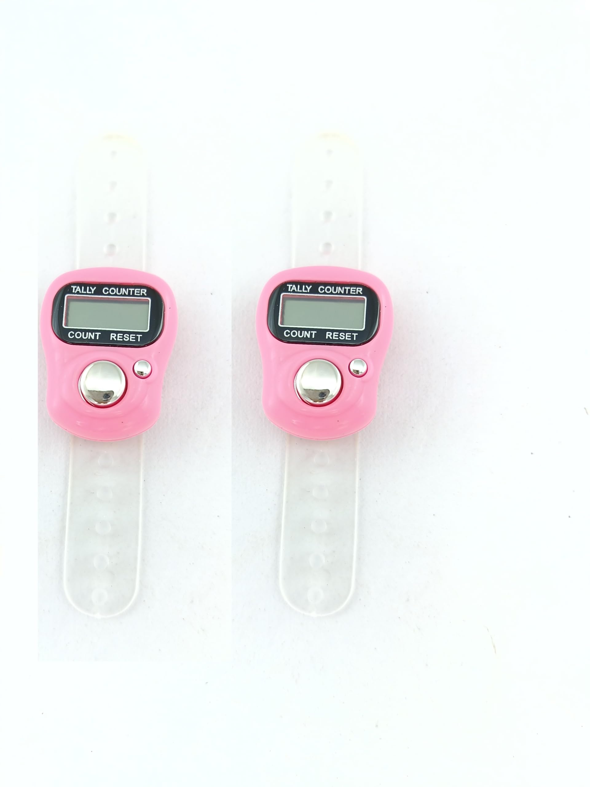 advancedestore Digital Display Hand LCD Electronic Screen Held Tally Counter Finger Ring Handheld Clicker People Counter Meter Mini Multi Clour Set of 2pcs-image-41
