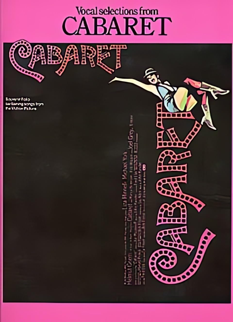 WISE PUBLICATIONS CABARET VOCAL SELECT  PIANO CHANT Sheet music pop  PAPERBACK