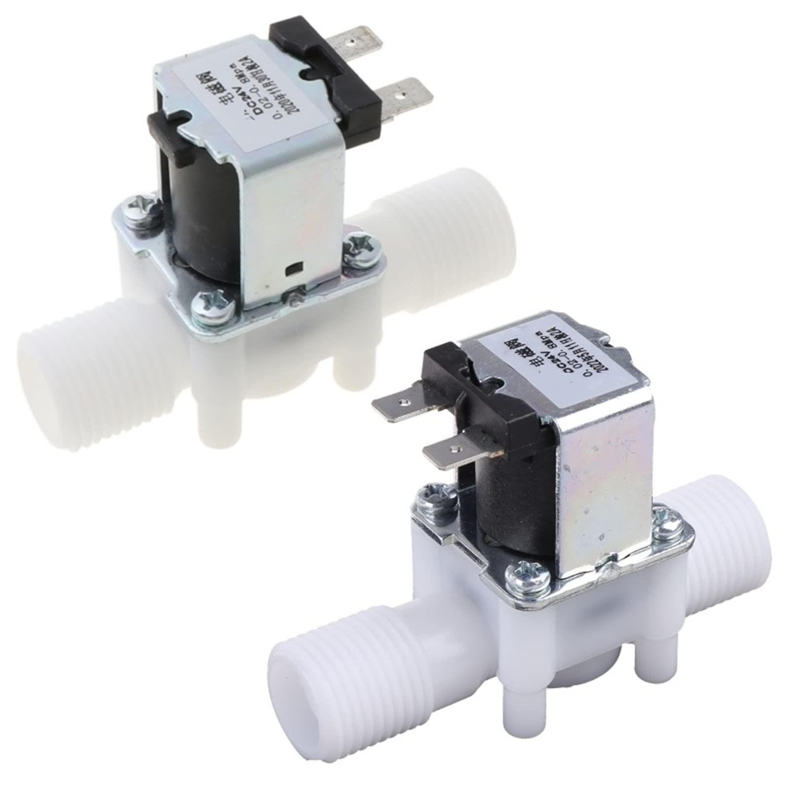 Électrovanne 24V DC 1/2 pouce pour contrôle de débit d'eau et air normalisée
