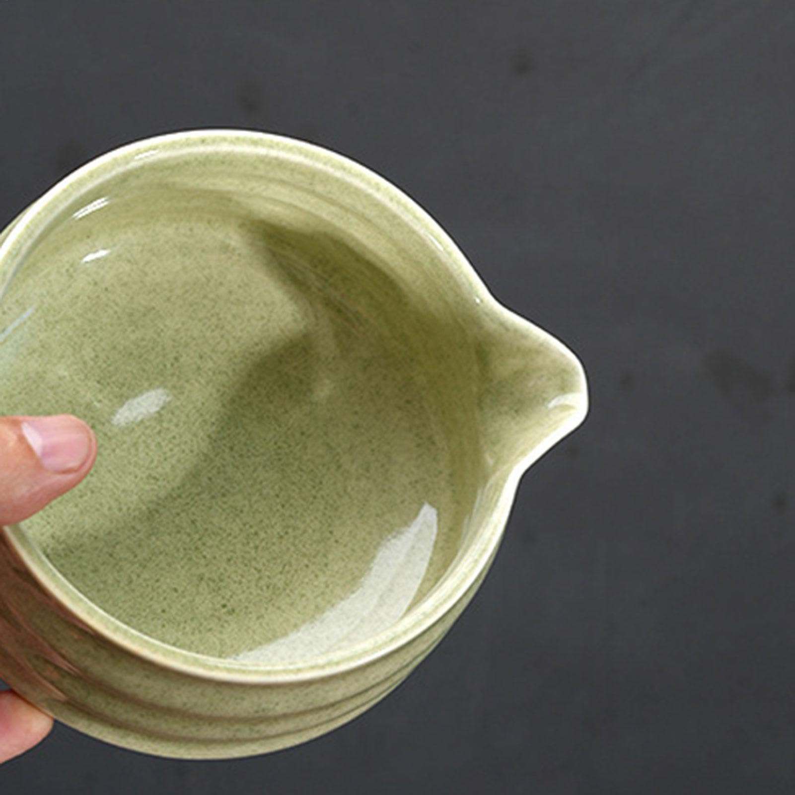 Kit Matcha in ceramica, set di palette per frusta Matcha | Set da tè Matcha da 5 pezzi,Robusto kit Matcha per gli amanti del Matcha, principianti, casa, campo, cucina, sala da pranzo, famiglia
