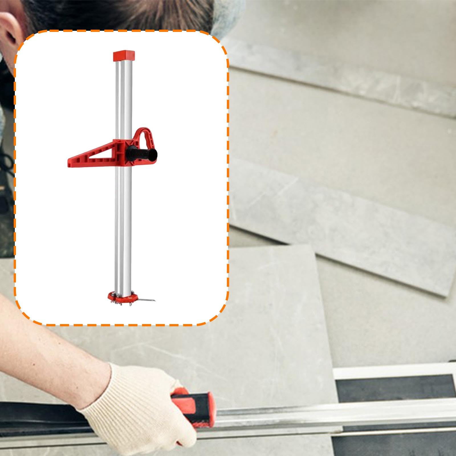 KESOTO Cortador de Paneles de Yeso Herramienta para Cortar Láminas de Yeso Mango Plegable Cómodo Acero Inoxidable Afilado Adecuado para Carpintería