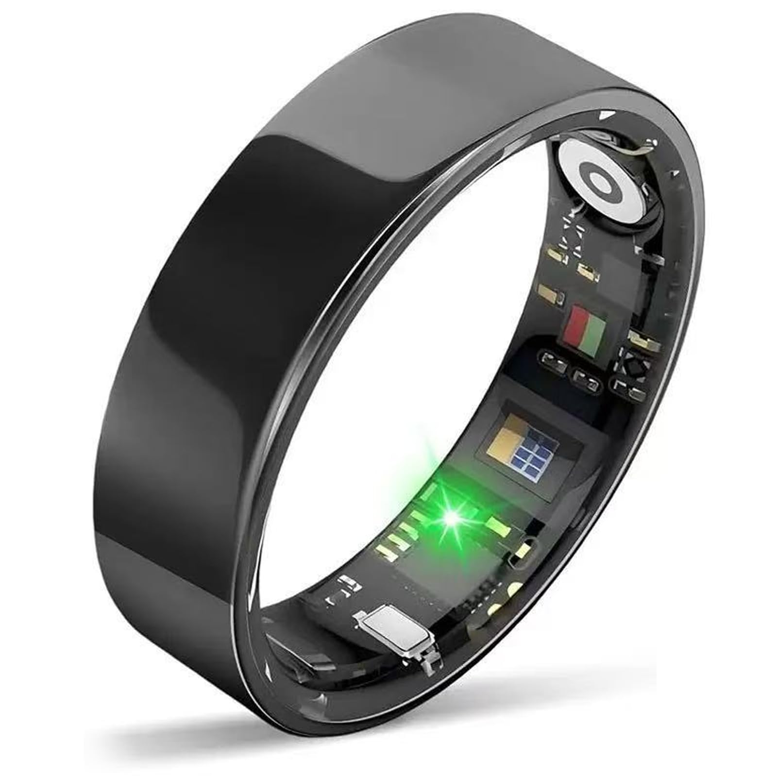 Anillo De Salud Inteligente para Mujeres Y Hombres, Seguimiento Continuo Y Multidimensional De Datos Corporales, Soporte para Monitoreo del SueñO, Conteo De Pasos Black-13