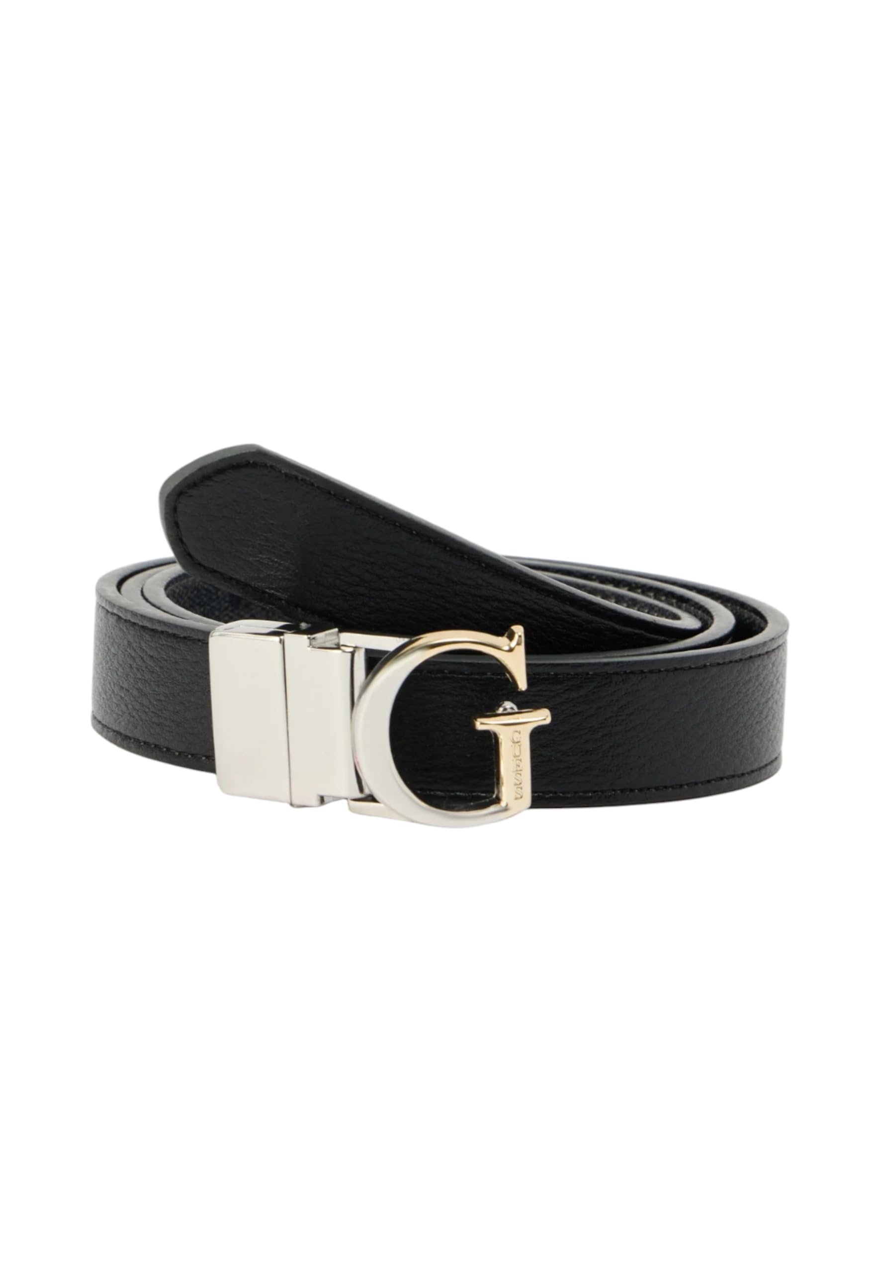 GUESS Gürtel Adjustable & Reversible Pant Belt H25 W105 Coal Logo dunkelgrau kürzbar wendbar