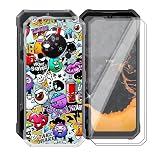 AQGGIIXY Cover per Fossibot F109 5G (6.75") + 2 pezzi Vetro Temperato, Custodia per Antiurto Antigraffio Protettiva Case Ultra Sottile Silicone Custodie per Fossibot F109 5G - XS40
