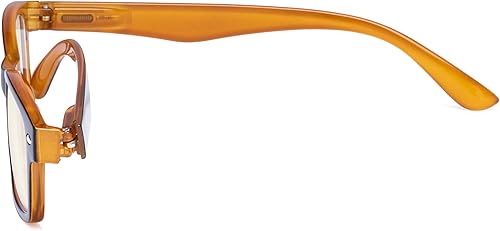 Miniatura 3 de CessBlu - Lentes con filtro de luz azul que reducen la vista cansada al leer, anti rayos azules, protección UV, lentes de lectura para computadora