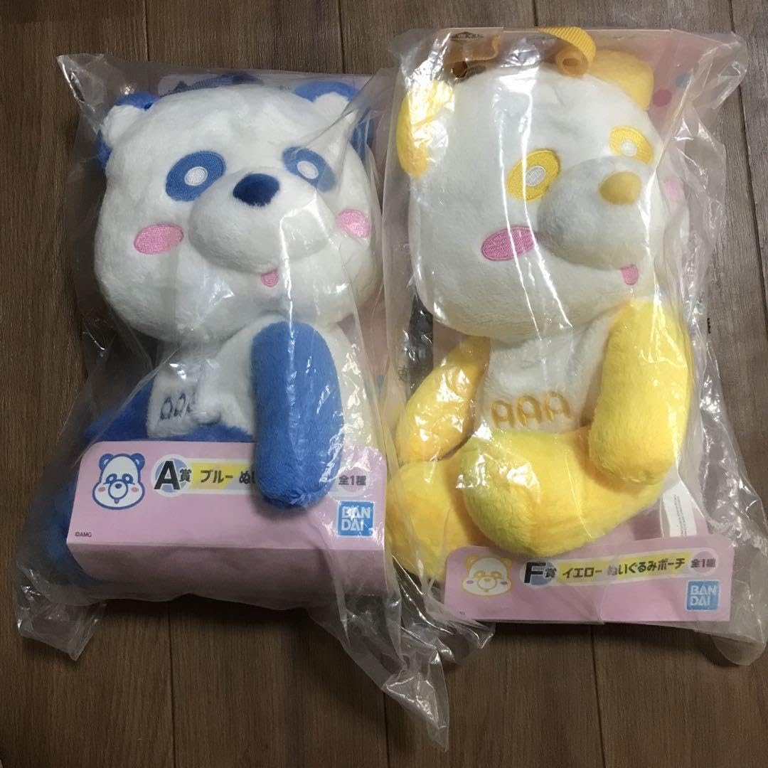 Amazon.co.jp: 値引き AAA え?パンダ 一番くじ ぬいぐるみポーチ 與真 