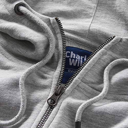 Charles Wilson Felpa Uomo Leggera con Cappuccio