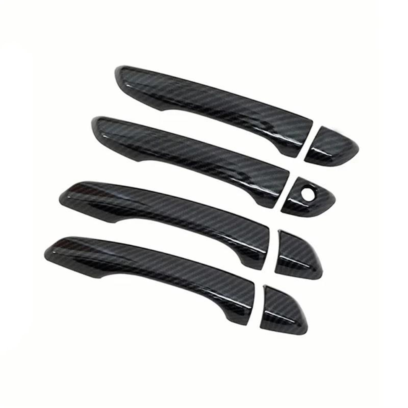 JTWMTY Car Door Handles Covers Exterior Scratch Protective Decor Accessories for Peugeot 208 P21 2019 2020~2024(Style 2)