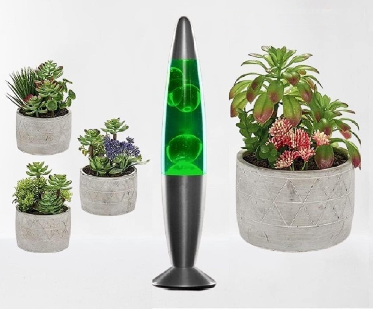 Ketalkatishop-Magma Lava Lamp- Green -34 cm- 25W.