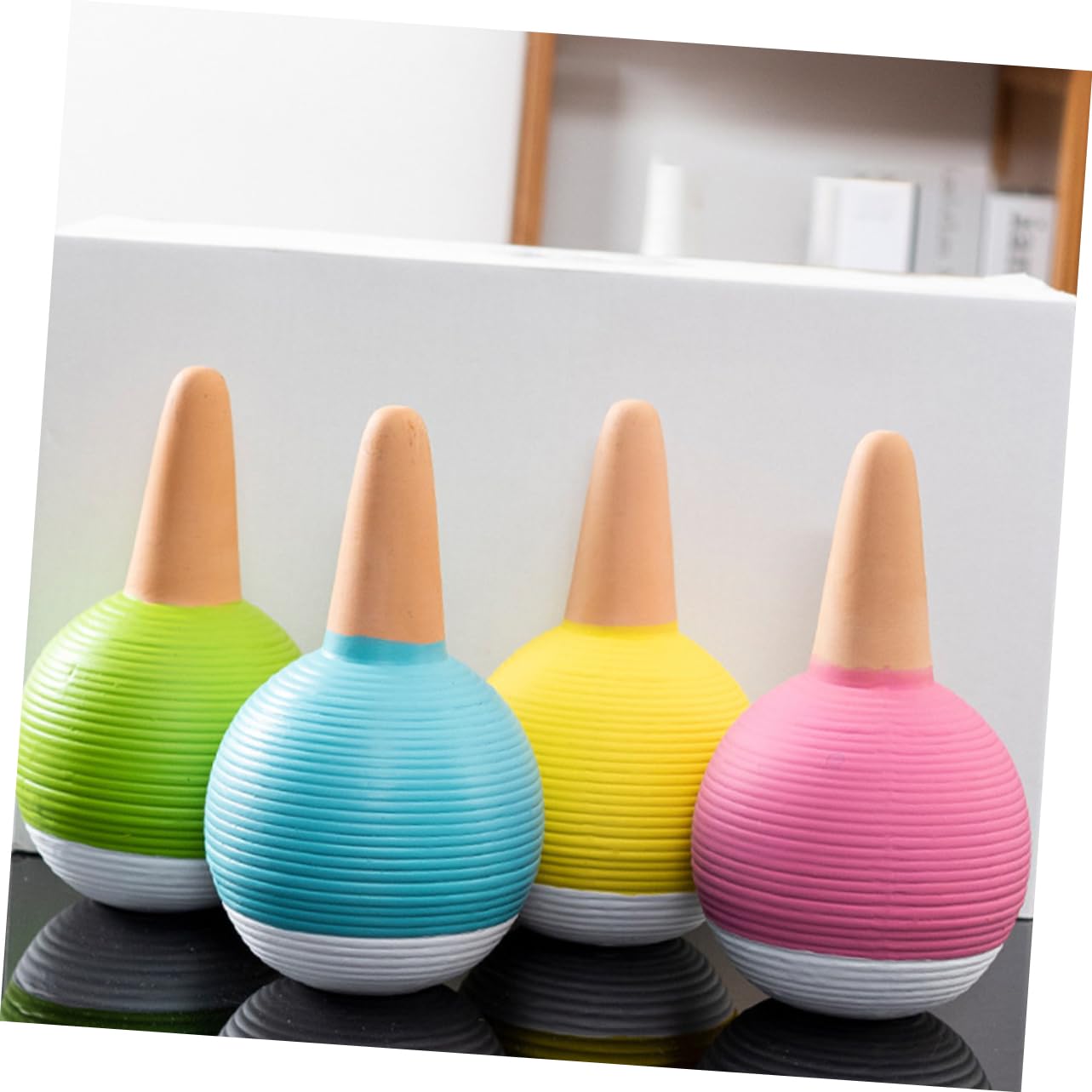 LIOOBO 4piezas Kit De Riego por Goteo Goteros Globos Dispensadores para Plantas De Interior y Exterior