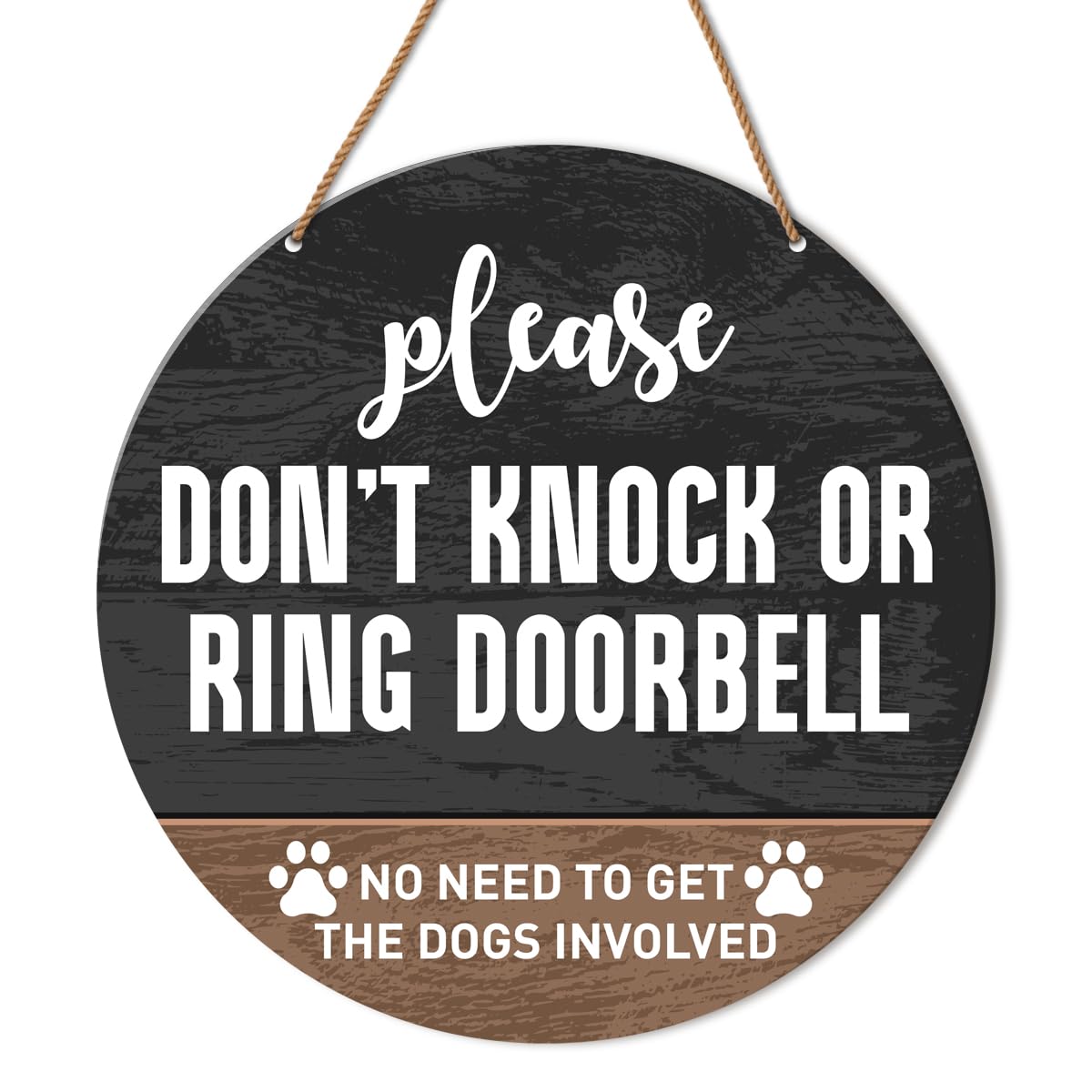 Amazon.com: HSNBT Please Do Not Knock or Ring Doorbell Sign, No