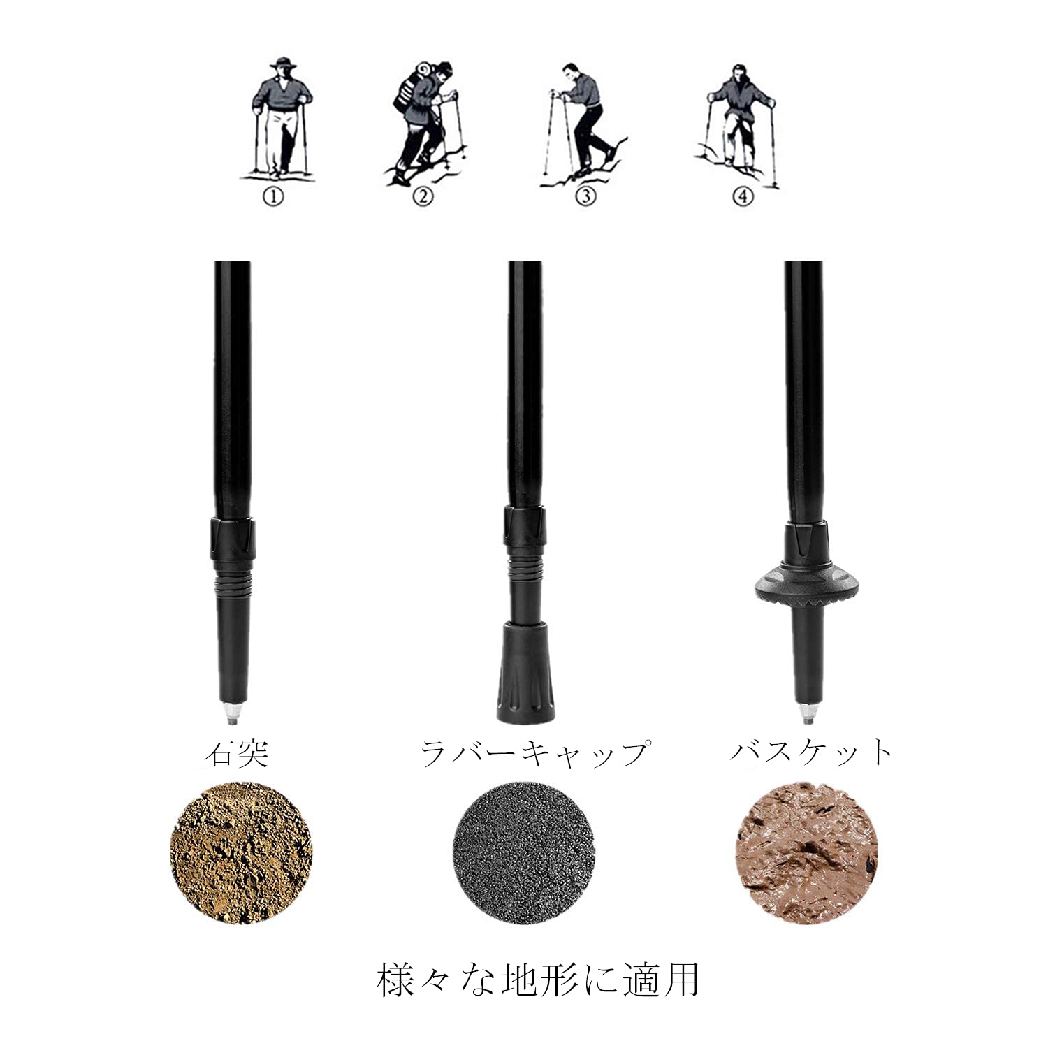 Amazon | Naturehike トレッキングポール ウォーキング ポール