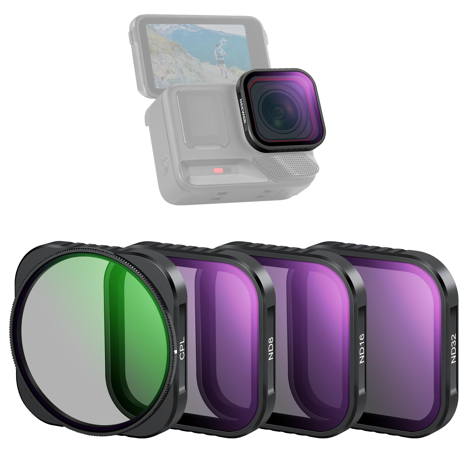 NEEWER Juego De 4 Filtros ND Y CPL Para Insta360 Ace Pro