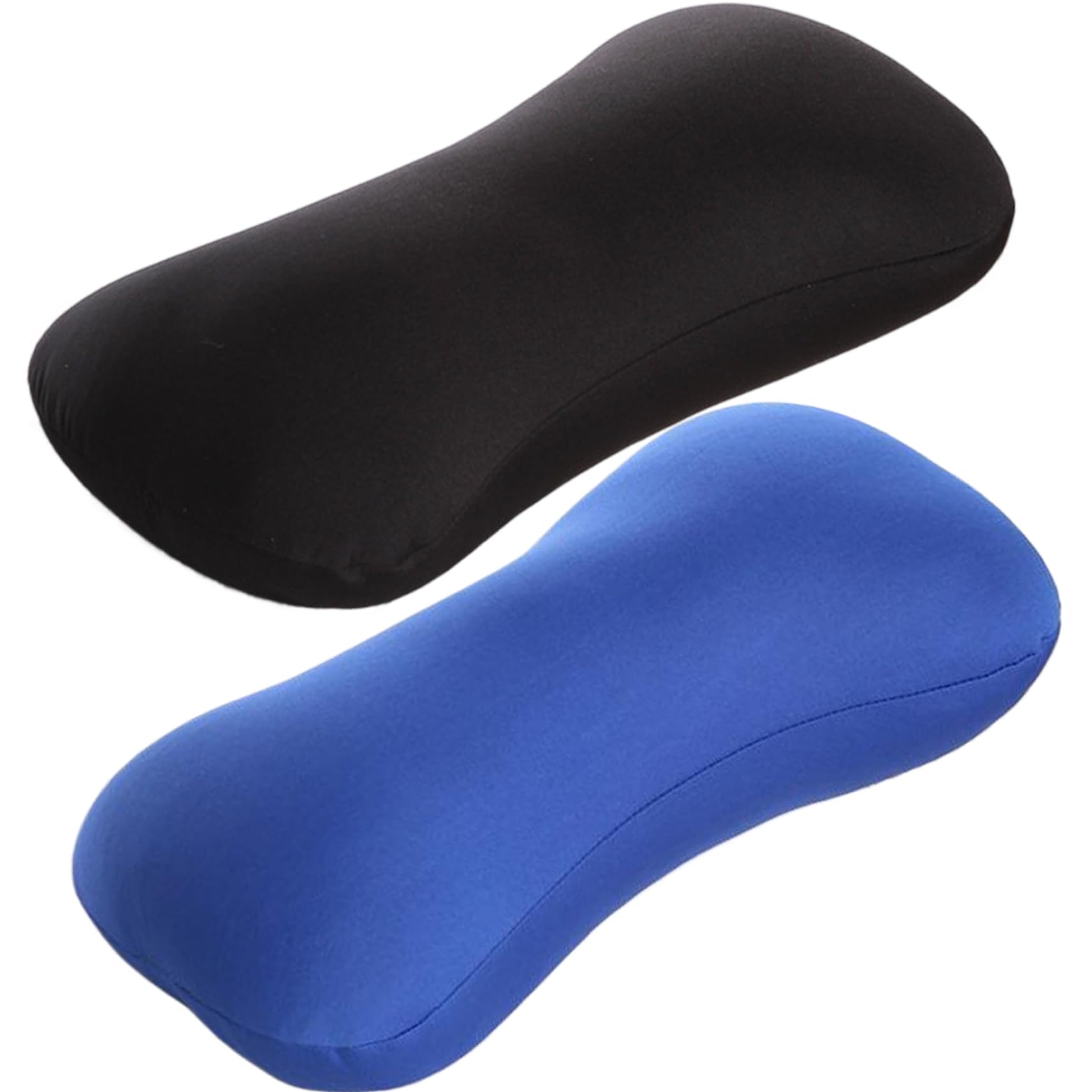 2pcs Neck Oreiller microbille Neck Support Pouteau de Voyage Oreiller de Voyage
