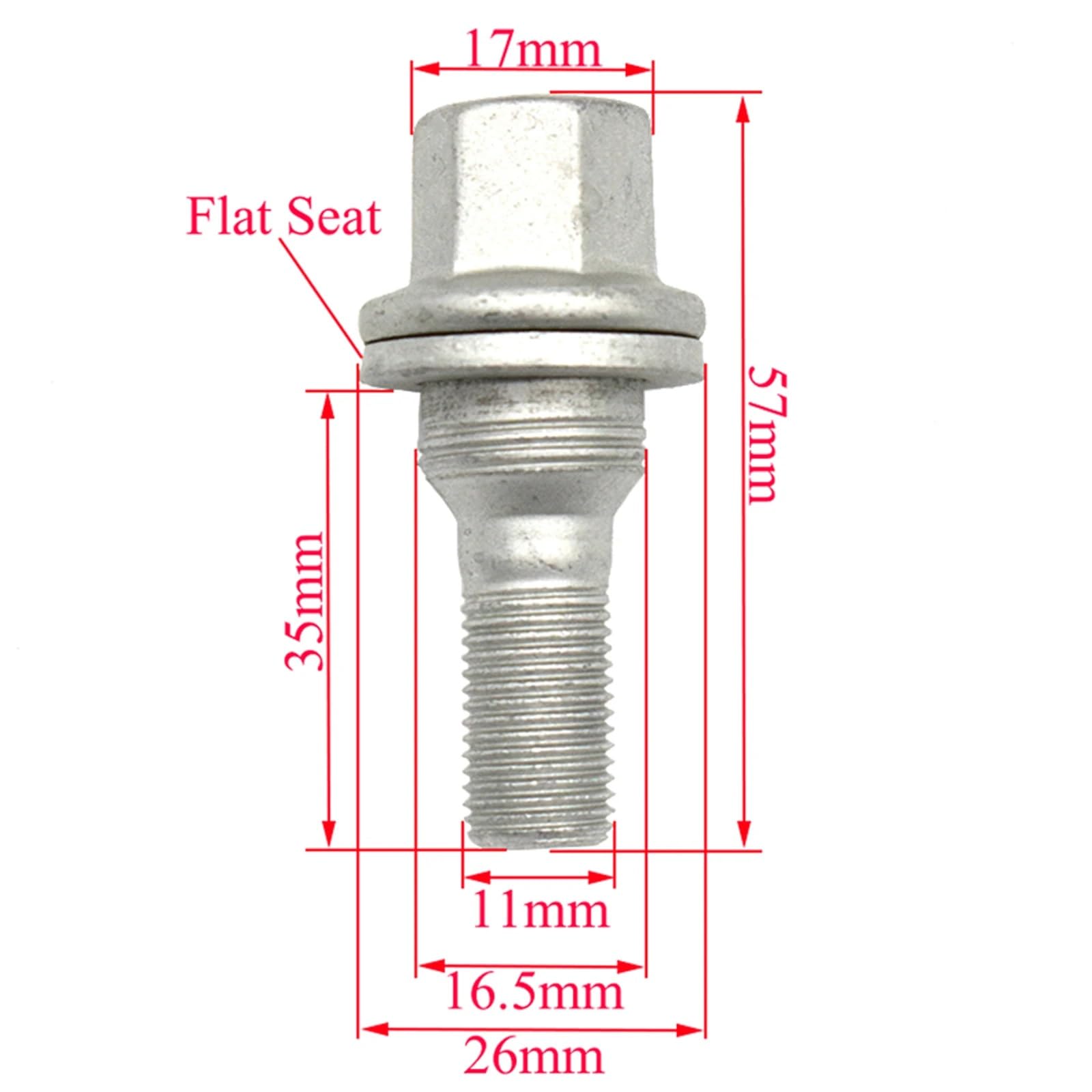 Boulons Fixation Roue Compatible Avec Peugeot 206 Pour SW 2002-2015 207 Pour CC 2007-2015 OEM 9644576680 20 Pièces Boulons Jante Voiture Vis Écrous Pneu Goujons