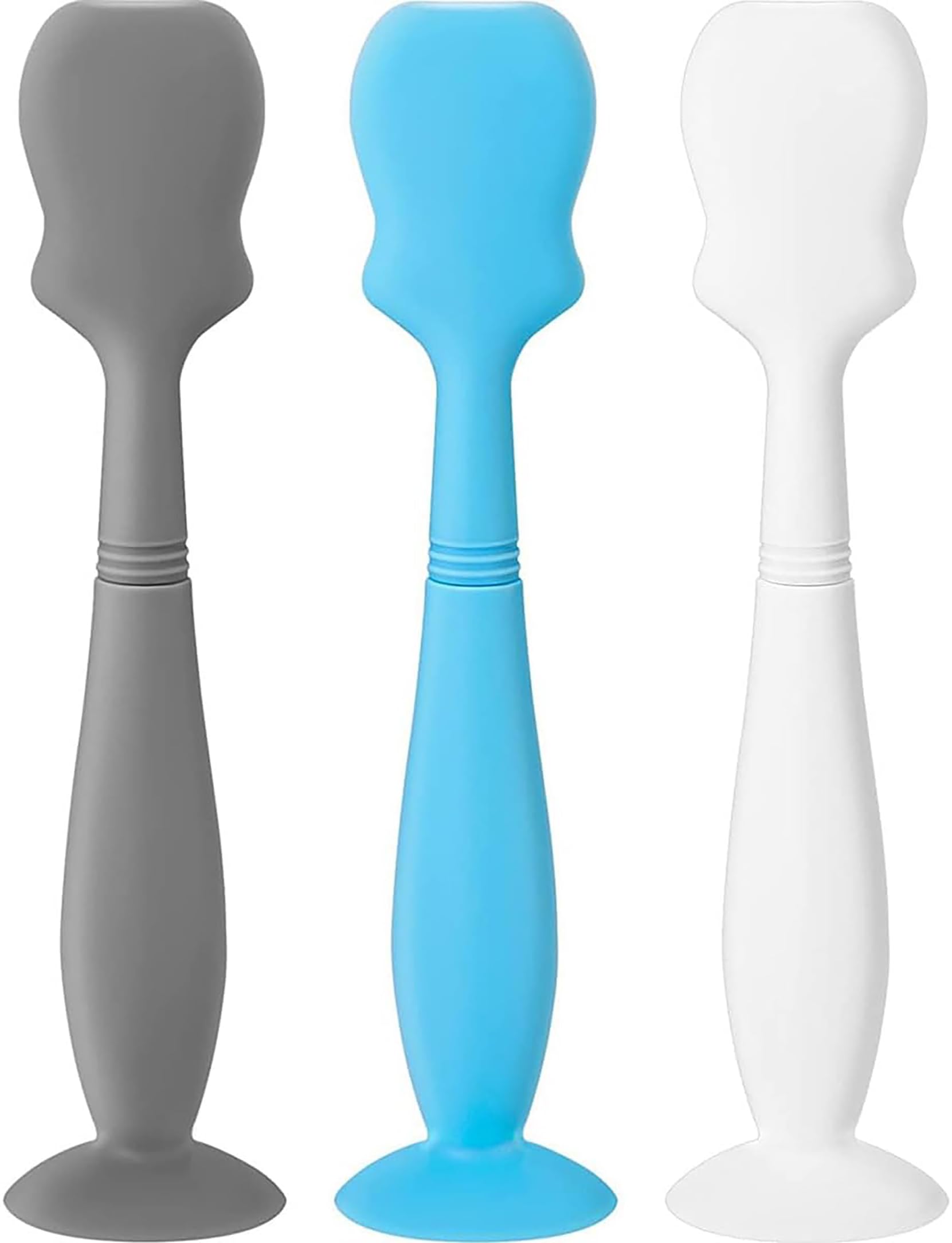 ALMEKAQUZBaby Brush,Diaper Cream Applicator for Diaper Rashes,Soft Flexible Silicone Bum Brush Newborn and Baby Essentials,Gift Idea for Baby Shower and New Mom(3Pcs)