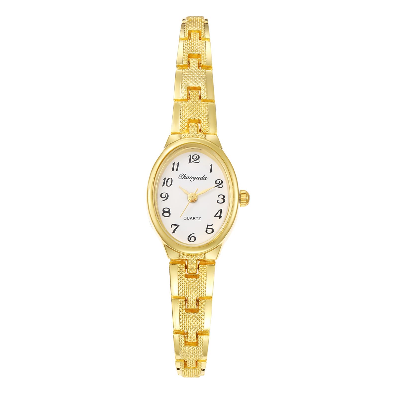 Avaner Armbanduhr Damen Uhr Oval: Kleine Damenuhr Arabische Ziffernskala Wasserfeste Frauenuhr Alltag Beruf Analog Quarzuhr Geschenk für Frauen Mädchen