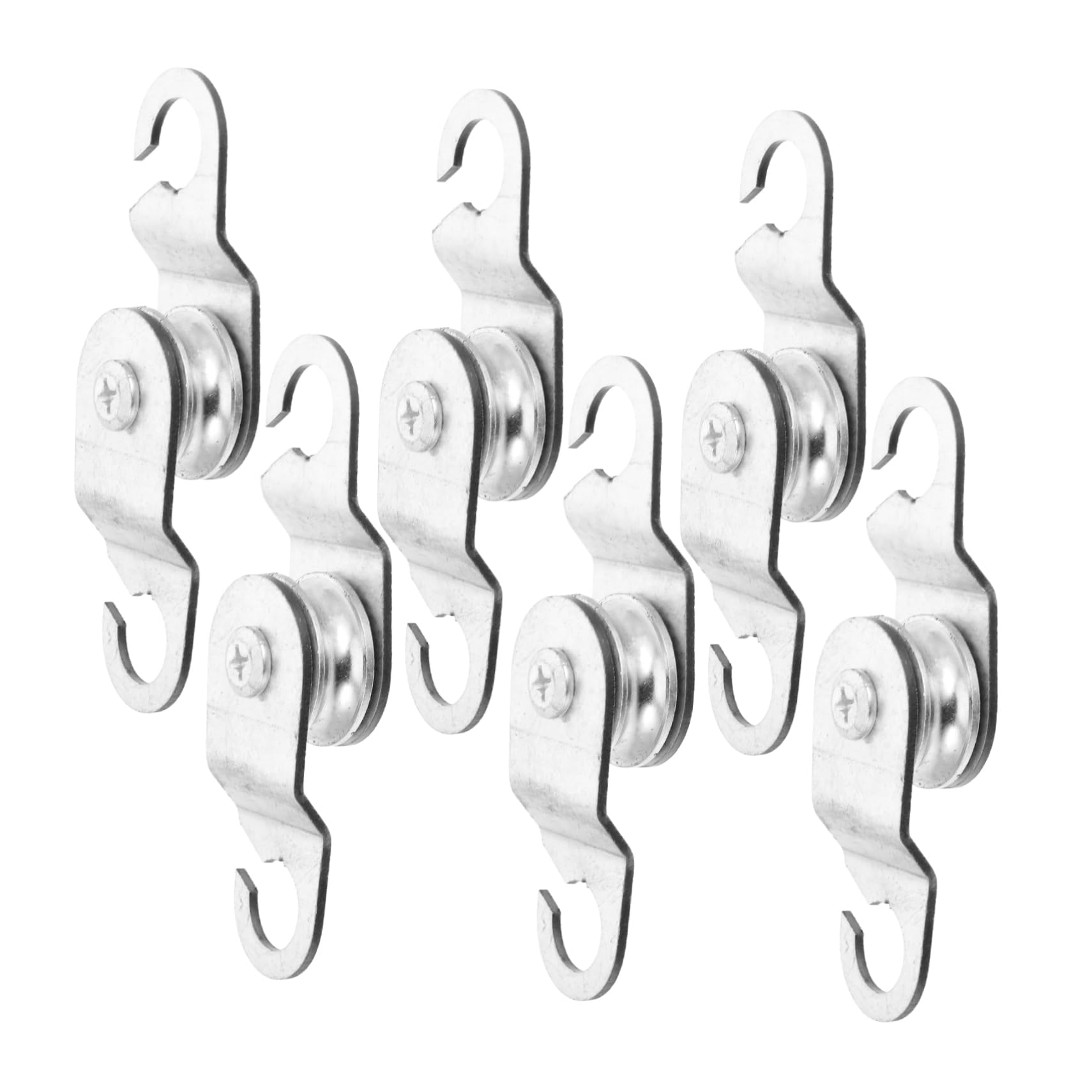 GALPADA Heavy Duty Single Pulley Block Iron Cable Roller Pulley Farm Rigging Lifting