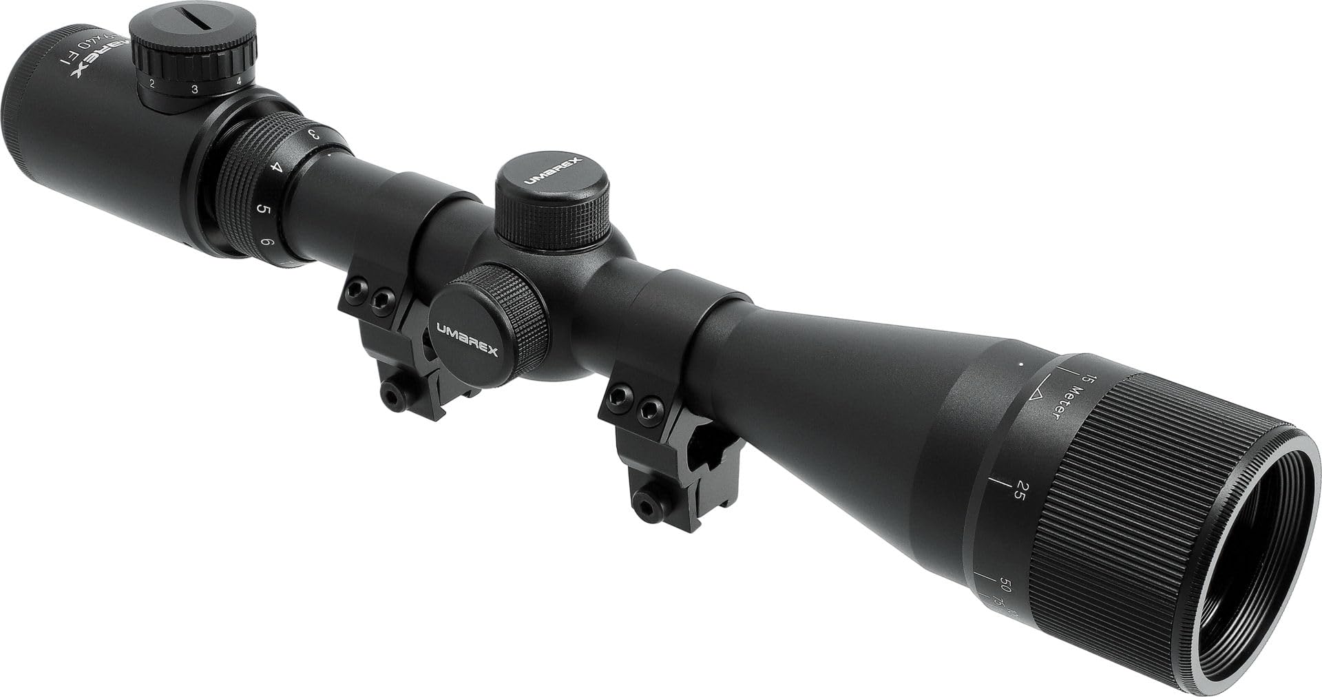 Umarex Zielfernrohr RS 3-9x40 FI, Ø 40 mm Objektiv, Fernrohr für Luftgewehre, beleuchtet, inkl. Montageringe