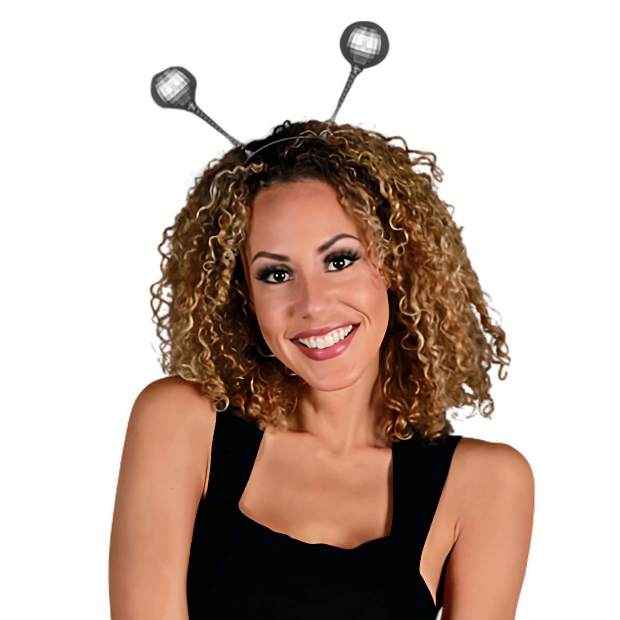 Alien Party Disco Ball Head Bopper Headband