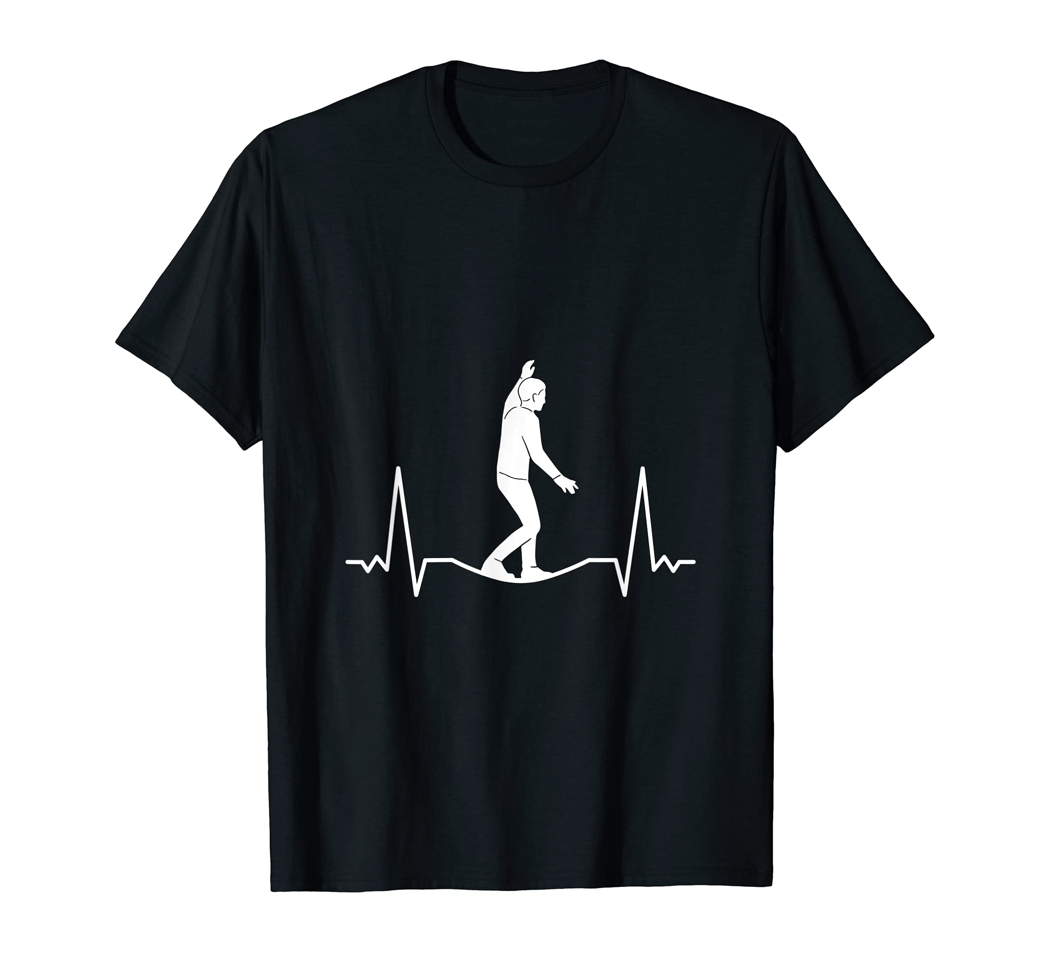 Slackline Slackliner Slacklining Slacken Sport Rope Run T-Shirt, Black