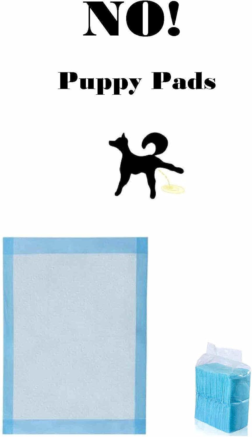 23x24" NO! Puppy Training Pads Lightweight Economy Pads