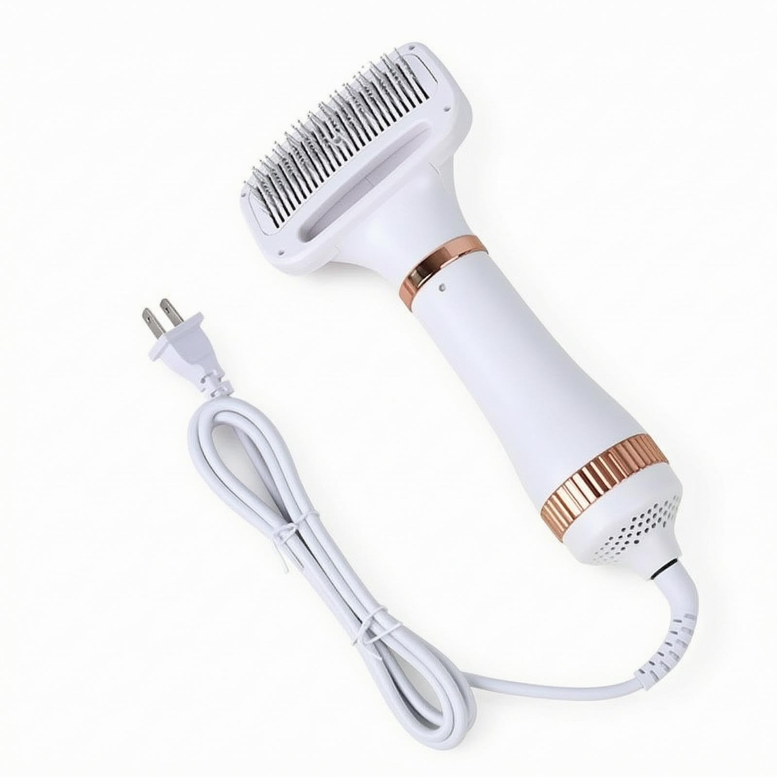 Pet Grooming Dryer Brush 2-in-1 Dog Coat Dryer with Brush Low Noise Cat Grooming Blower for Dogs, Cats Gold Us Plug-image-37
