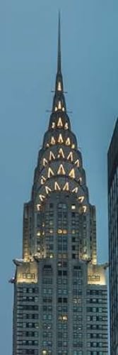 Póster del edificio Chrysler en Nueva York por Assaf Frank (8 x 24 pulgadas)