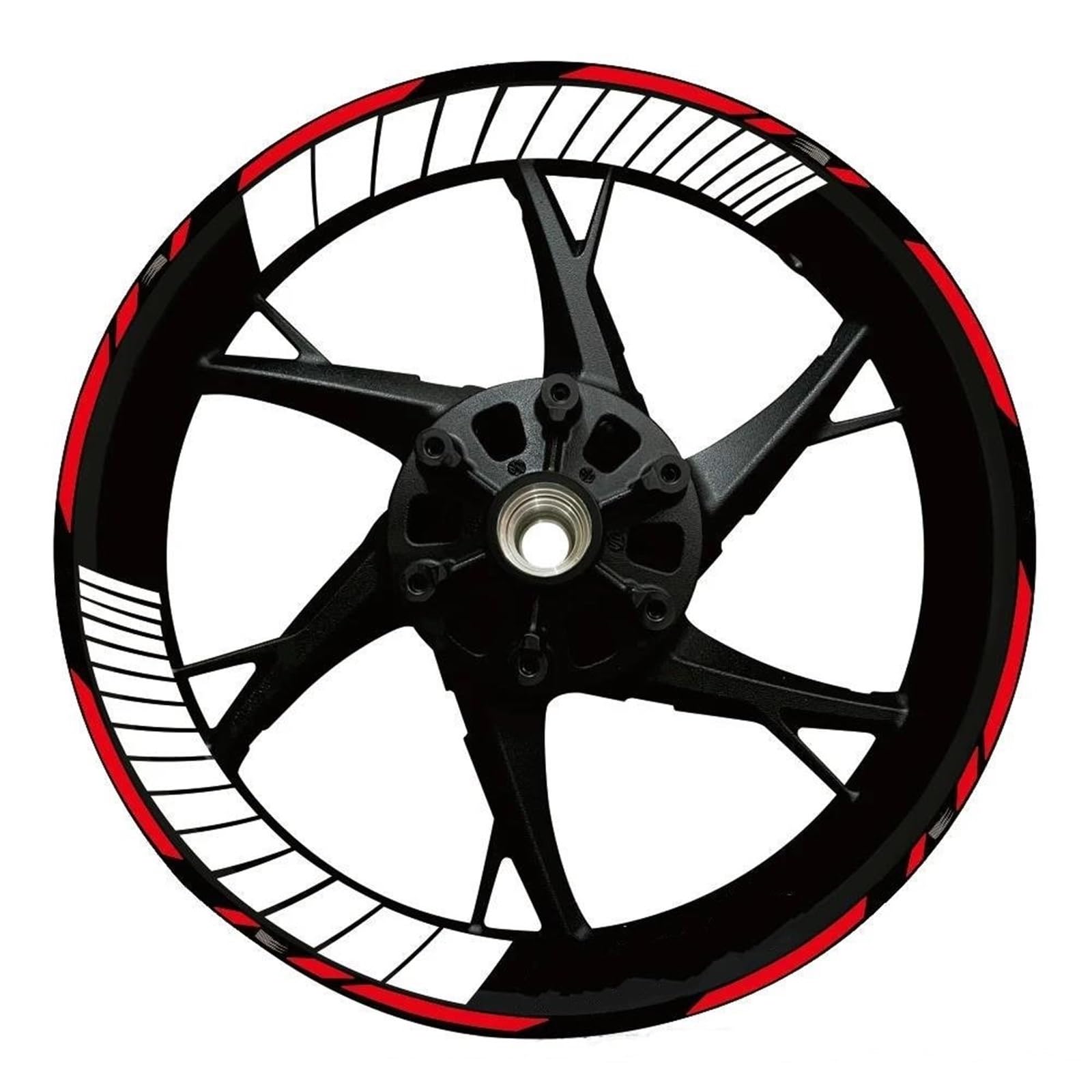 Wheel Stickers Motorcycle Wheel Reflective Decal for for Ninja 650 400 for Versys 17″ Stripe Tape Sticker Rim Stickers Hub Decals Rim Reflective Decal