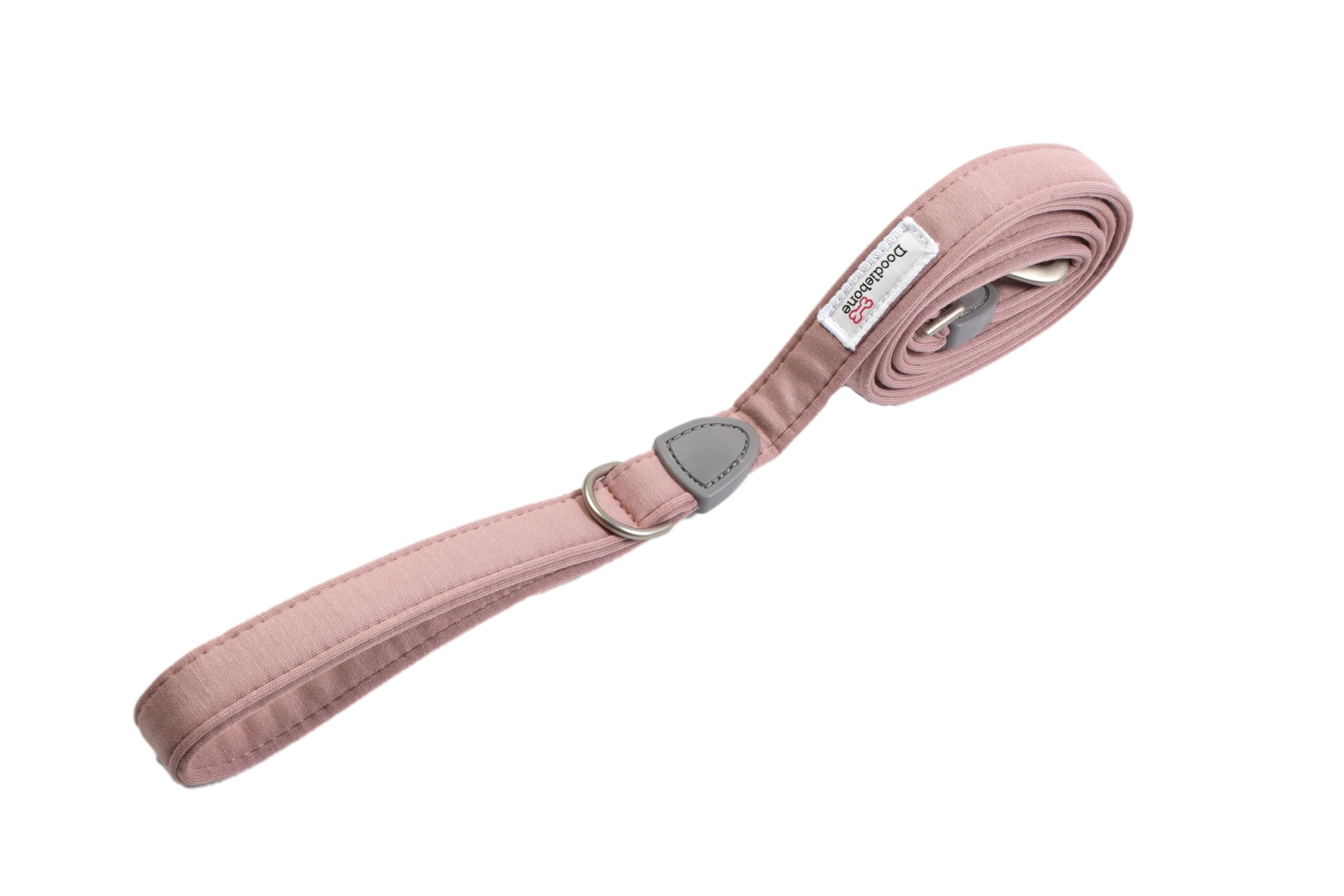 Doodlebone Dinky Dog Lead (Chalky Pink, 15mm) - Image 3