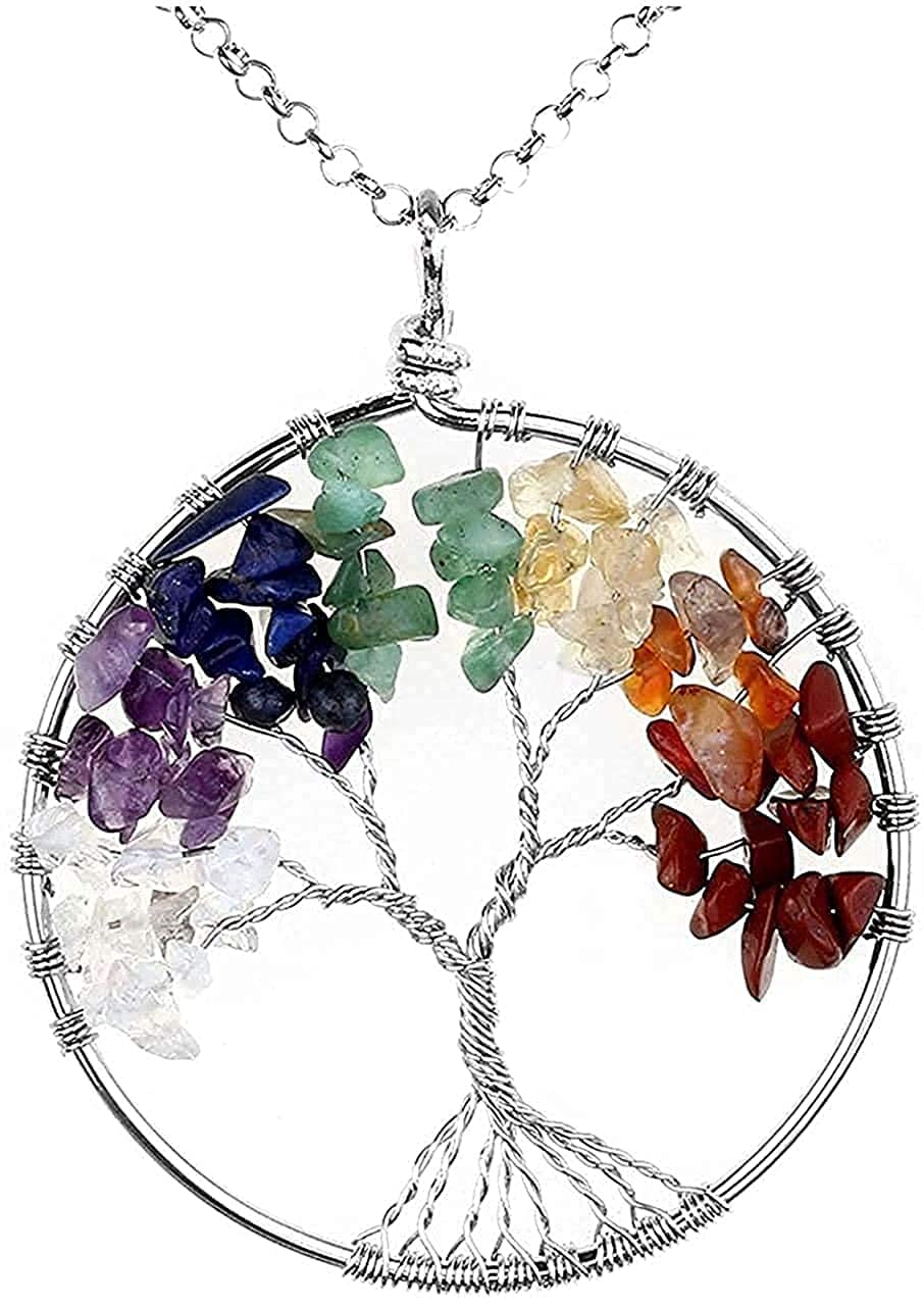 See full amazon price history chart for PANAKUMUS Tree of life Pendant with chain Handcrafted made with Natural seven Chakra Gemstone Each Stone has his own Healing Specialty for Women and Men PANAKUMUS Tree of life Pendant with chain Handcrafted made with Natural seven Chakra Gemstone Each Stone has his own Healing Specialty for Women and Men (B0BPHSLW8X) Amazon Price History, Amazon Price Tracker