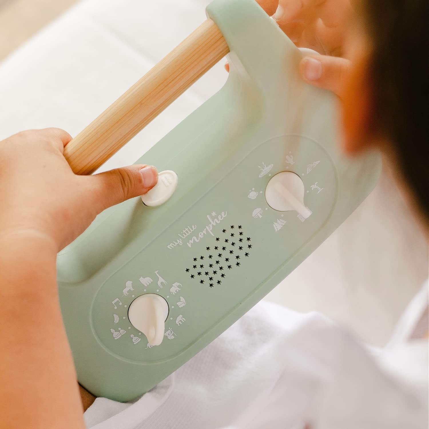Morphée | My Little Morphée - Meditationsbox zur Schlafförderung & Beruhigung von Kindern ab 3 Jahren, ohne Wellen & ohne Bildschirme - 700.000 Nutzer (Deutsch, Englisch, Französisch, Spanisch)