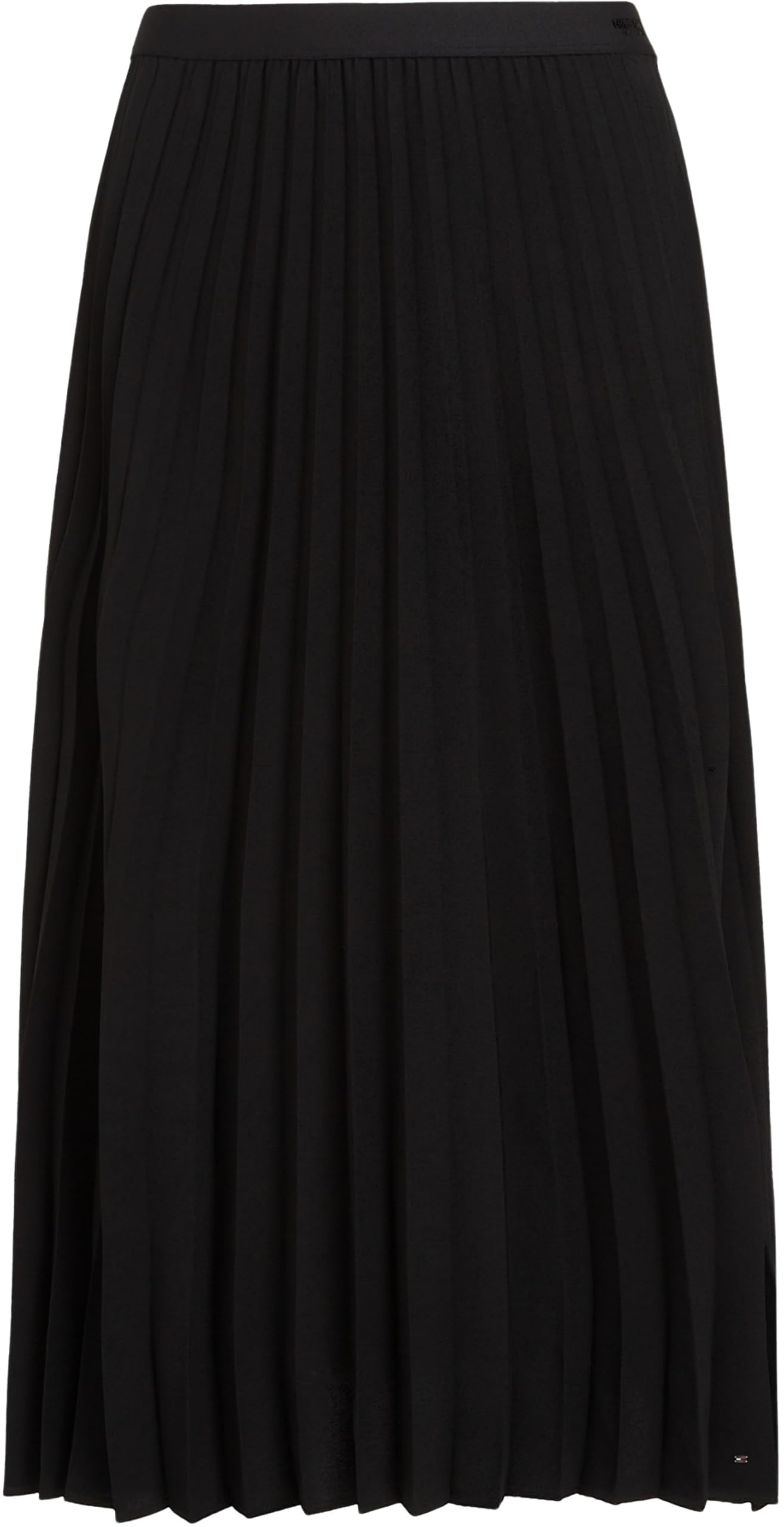 Tommy Hilfiger Jupe Plissée Femme Fluid Pleated Pull on Midi