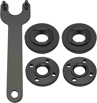 5Pcs Angle Grinder Nut Wrench Kit 5/8-11 Flange Lock Nuts Pin Spanner Tools