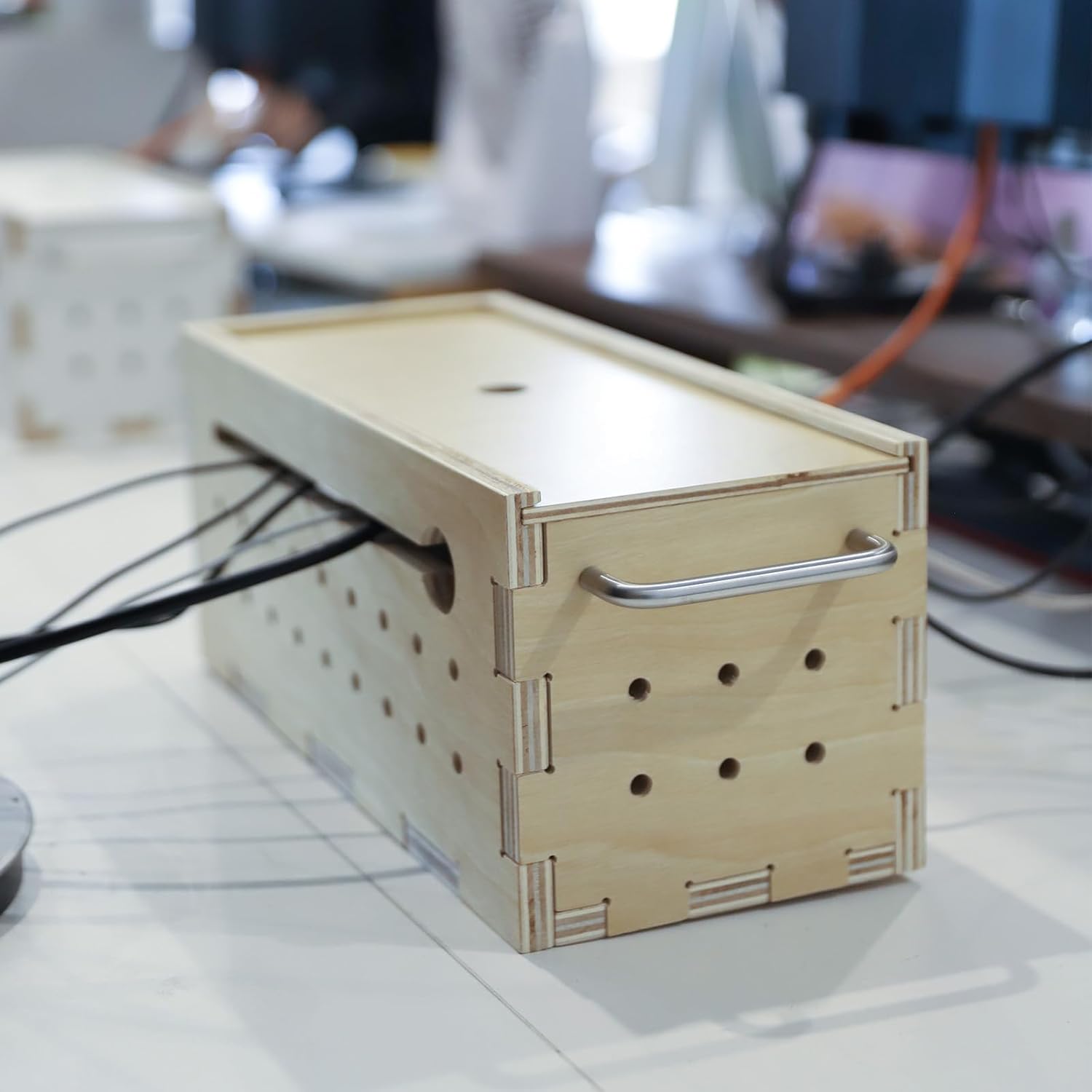 XAOMLP Cable Management Boxes Organizer, Cable Box to Hide