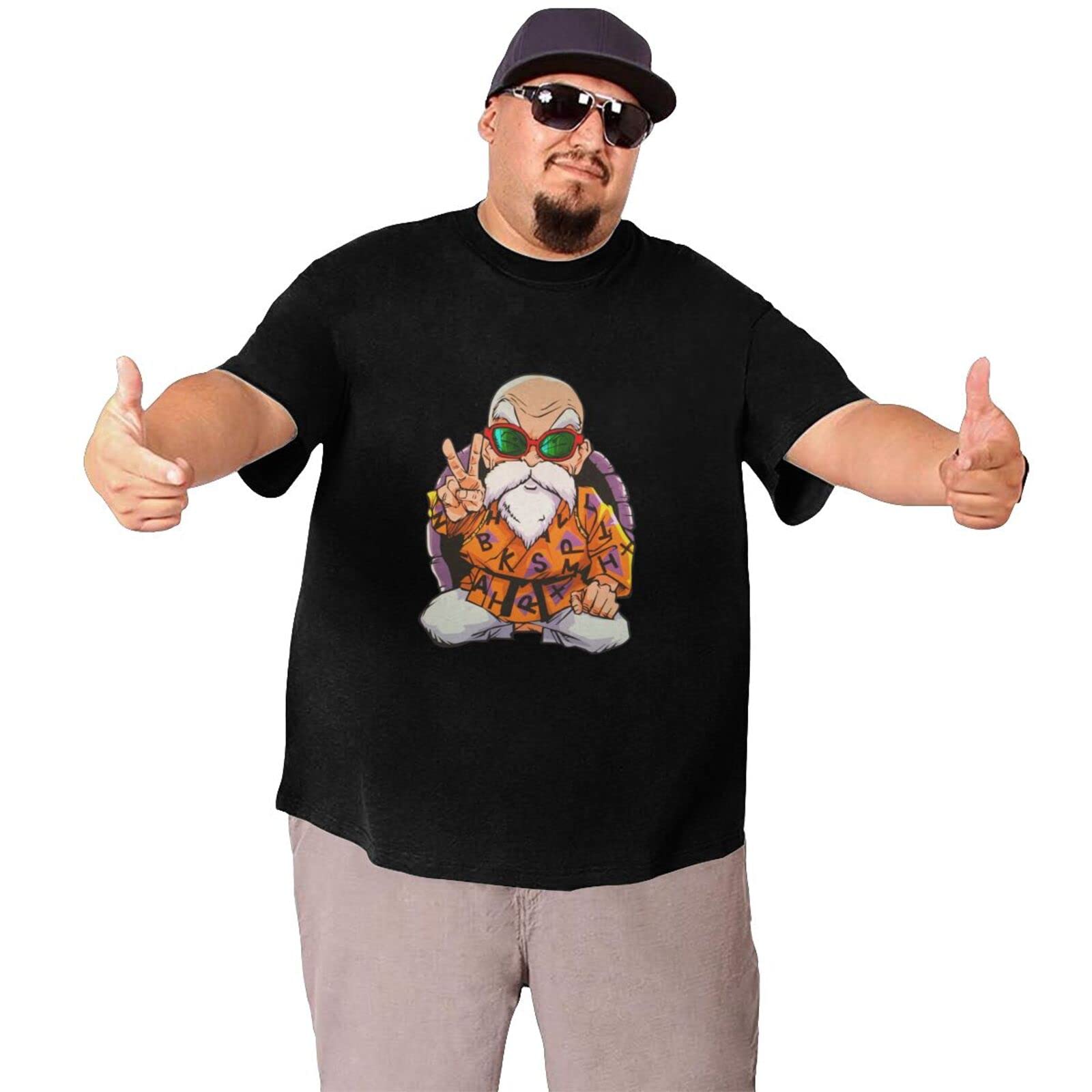 Amazon.co.jp: メンズ Tシャツ 亀仙人 半袖 大きいサイズ