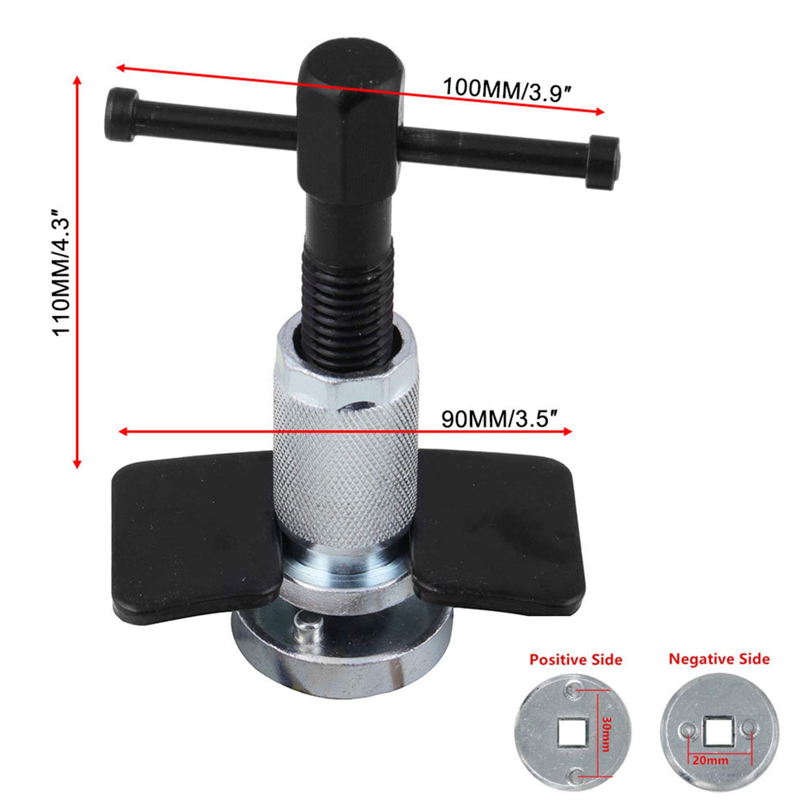 3 Piezas Reposicionador De Pistones De Freno, Herramienta De Restablecedor Pistón De Freno Universal Del Vehículos Pinzas Para Pastillas De Freno