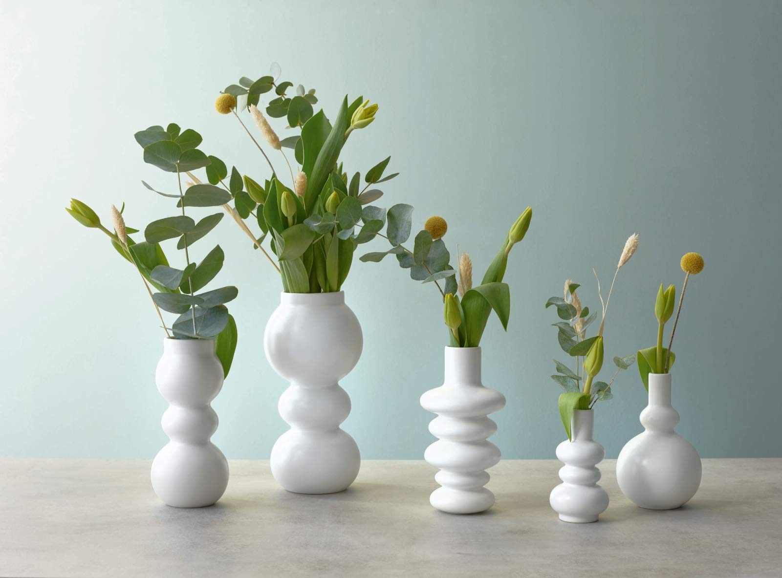 ASA Vaso, Ceramica, Bianco, 20x20x46 cm