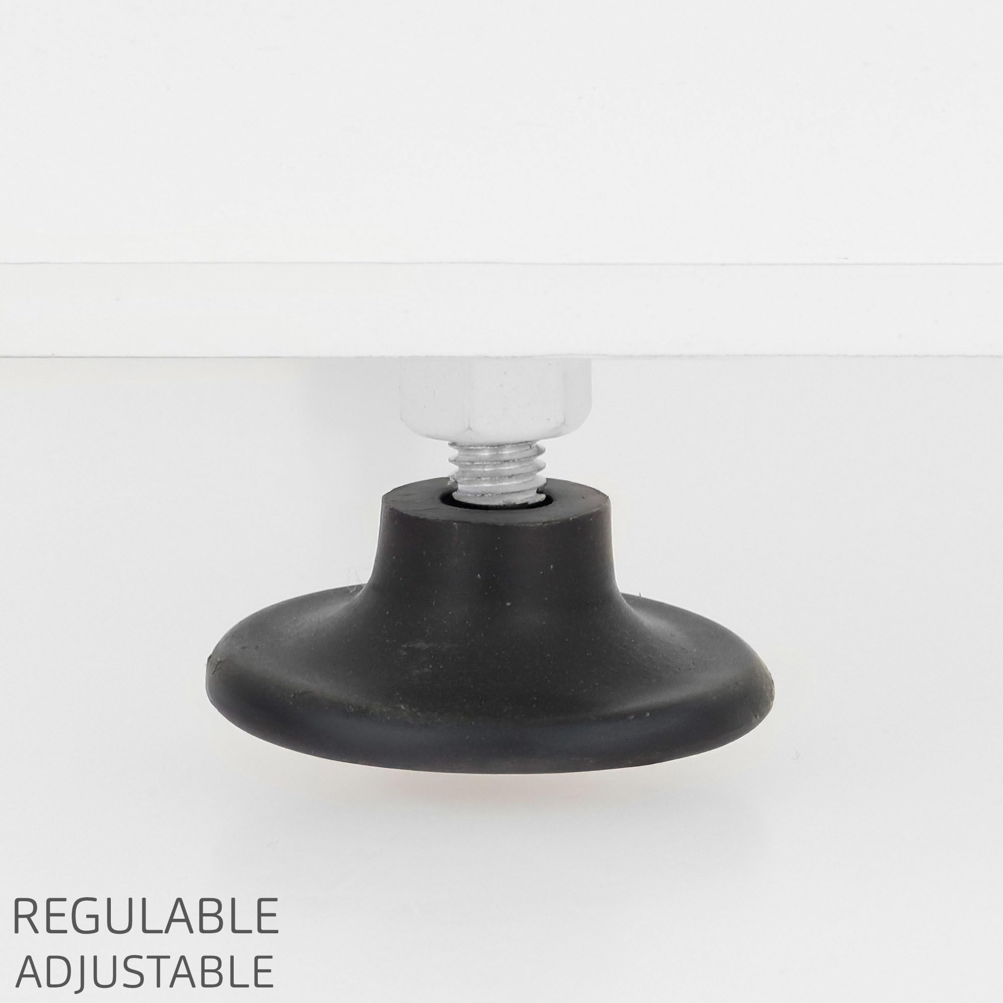 AKTIVE Base para Sombrilla Cuadrada, Acero, Blanca, 9 kg, 37x32 cm, Compatible con Mástiles Ø22-38mm