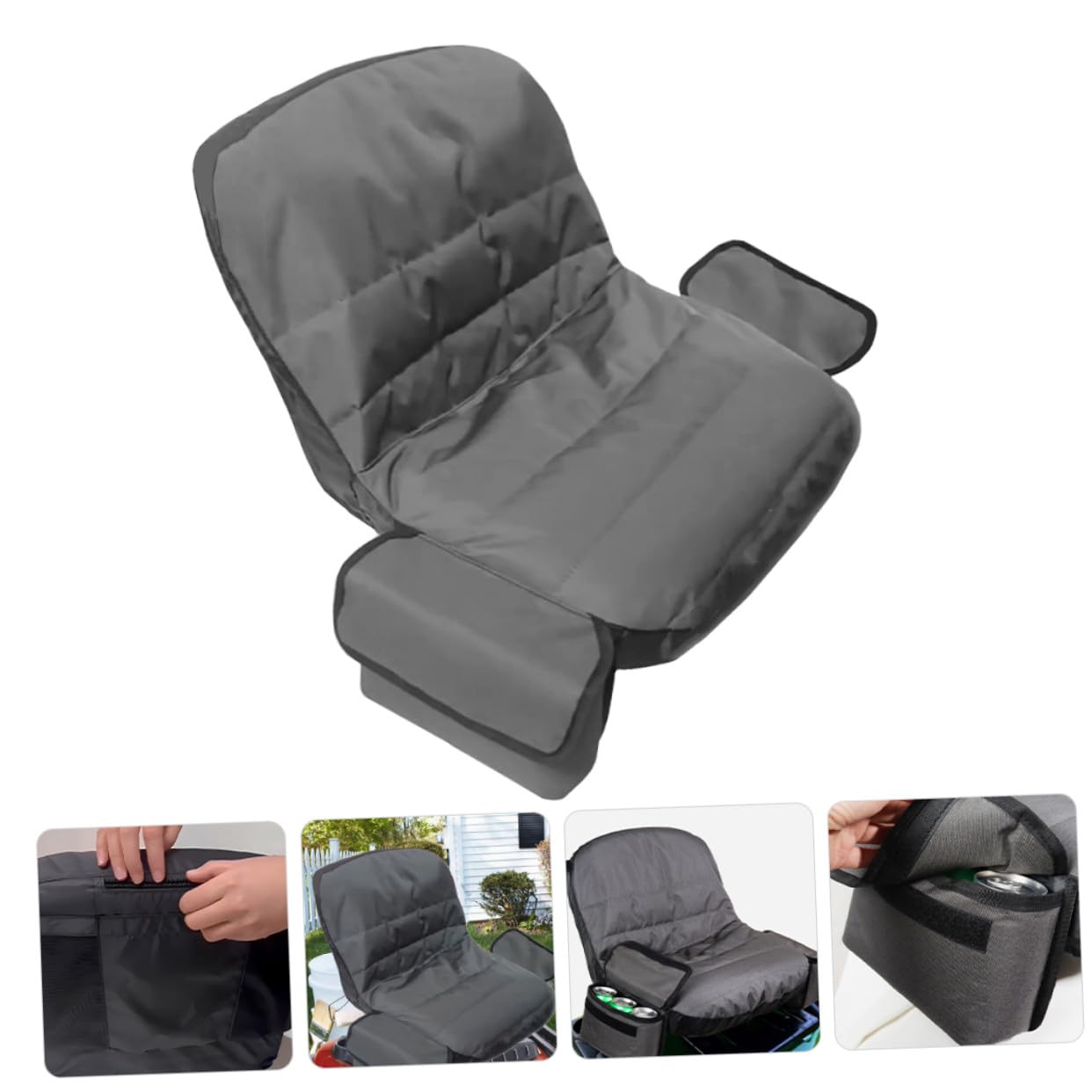 UKCOCO Protector del Asiento de Cortacésped para Tractor de Jardín Funda de Cubierta de Lluvia Accesorios para Cortacésped