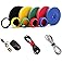KELIFANG Cable Straps, Reusable Cable Ties, 33 Ft 5 Rolls Hook and Loop Nylon Fastening Wire Tape Organizer, Cable Management