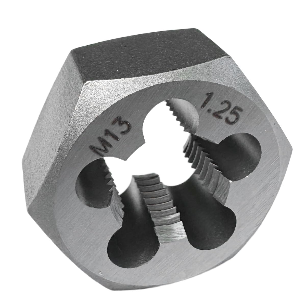 M13x1.25 Metric Hex Rethreading Die Alloy Steel Right Hand Die for Thread Repair and Maintenance