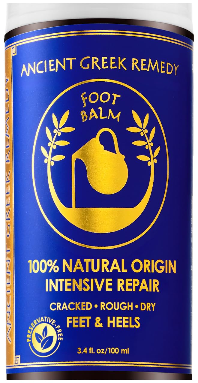 - Dry Cracked Heels Repair | Organic Foot Cream for Dry Feet & Callus with Jojoba, Lavender, Almond, Olive & Vitamin E Oil | Natural Foot Balm & Moisturizer for Skin | Hydrating Foot Treatment | 3.4 oz