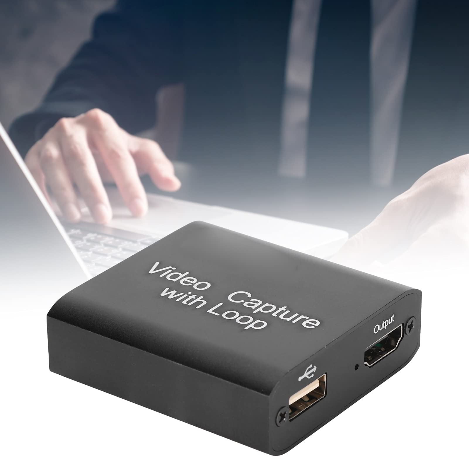 Video Capture Card, Compact Size and Easy to Carry Audio Capture Card 4K Maximum Input Resolution Supports Standard AWG26 Cables for Home for Office