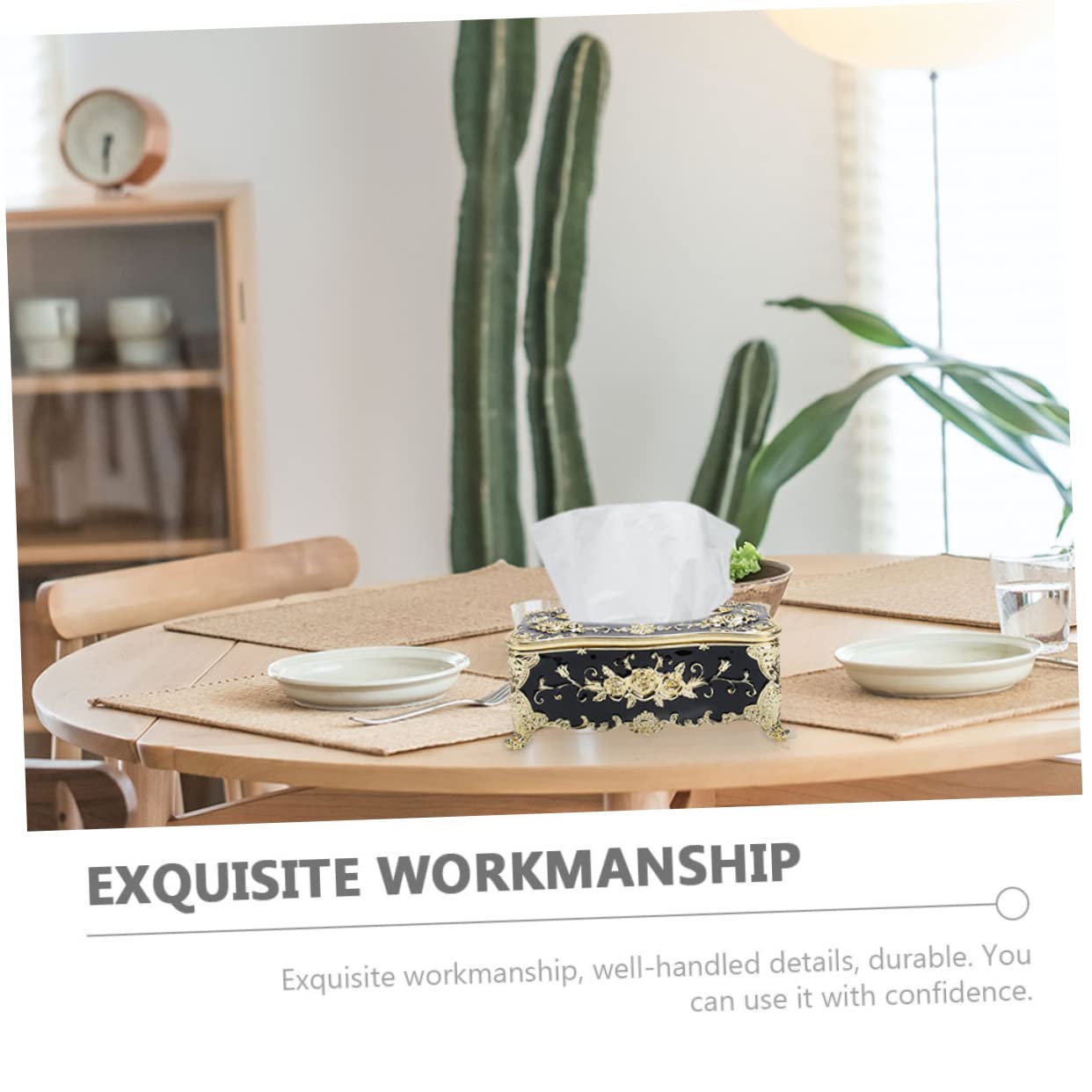 PLAFOPE 2pezzi Scatola Porta Fazzoletti Decorativa Da Contenitore Per Estrazione Carta Organizer Da Tavolo Per Tovaglioli