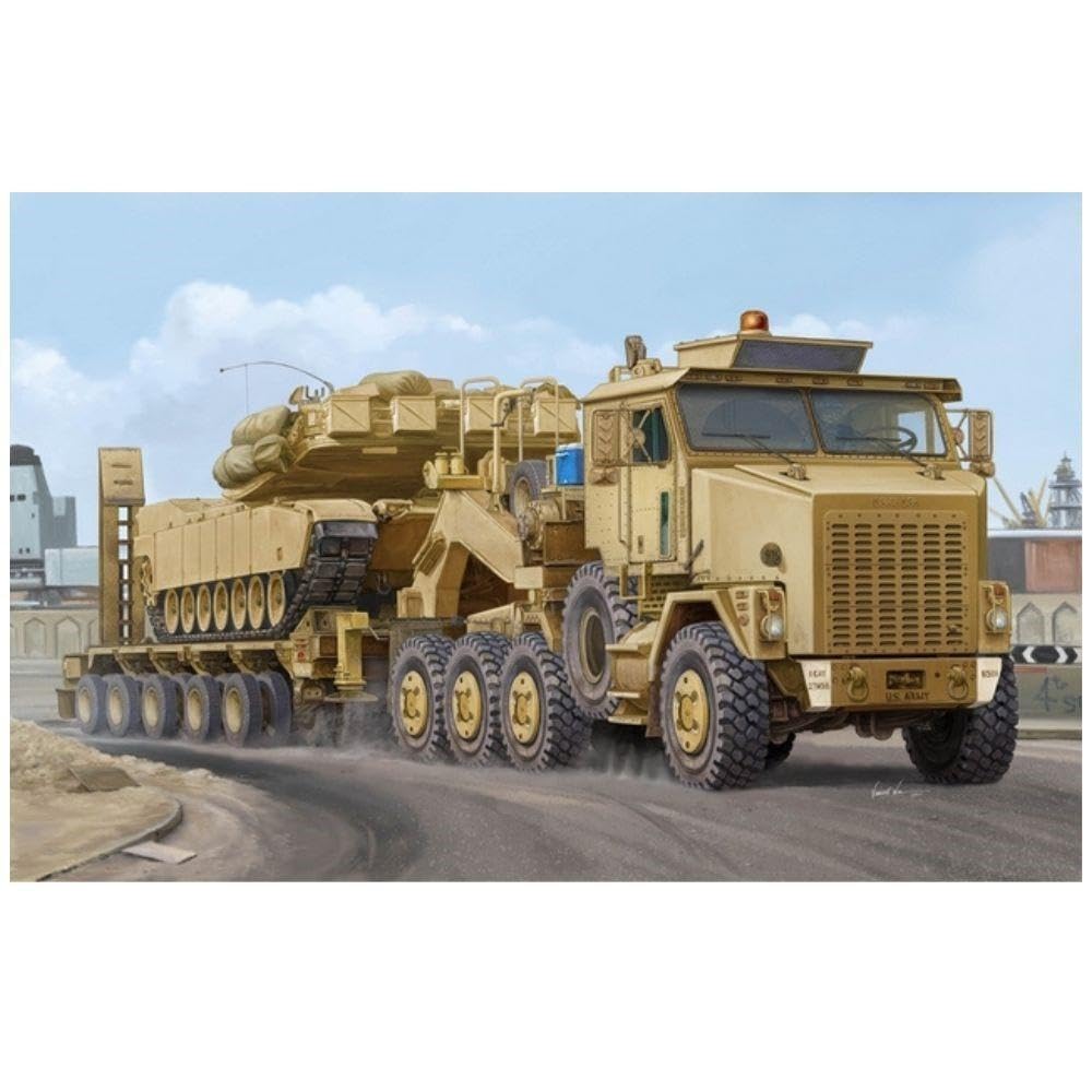 HOBBY BOSS M1070トラックトラクター & M1000重機輸送セミト Amazon.com: Hobby Boss M1070/M1000 HETS Vehicle Model Building Kit